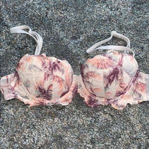 PINK Lacy Push-Up Bra